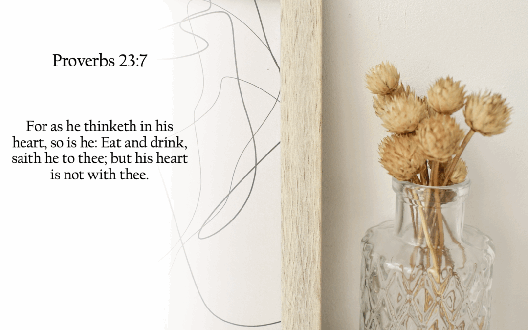 Living Out God’s Grace:  One Thought at a Time 